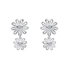 Laura Ashley Thorncliffe Daisy Sterling Silver Drop Earrings E6605C