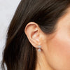 Laura Ashley Thorncliffe Daisy Sterling Silver Drop Earrings E6605C
