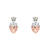Laura Ashley Strawberry Field Sterling Silver Stud Earrings E6616