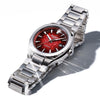 Casio Edifice Red Dial Automatic Mens Watch EFK-200D-4AER