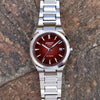 Casio Edifice Red Dial Automatic Mens Watch EFK-200D-4AER