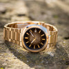 Casio Edifice Gold Tone Automatic Mens Watch EFK-200DG-5AER