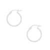 Sterling Silver Small Hoop Ladies Earrings