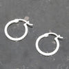 Sterling Silver Small Hoop Ladies Earrings