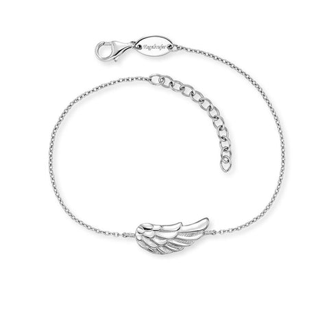 Angel Whisperer Sterling Silver Angel Wing Bracelet ERB-FLYWING