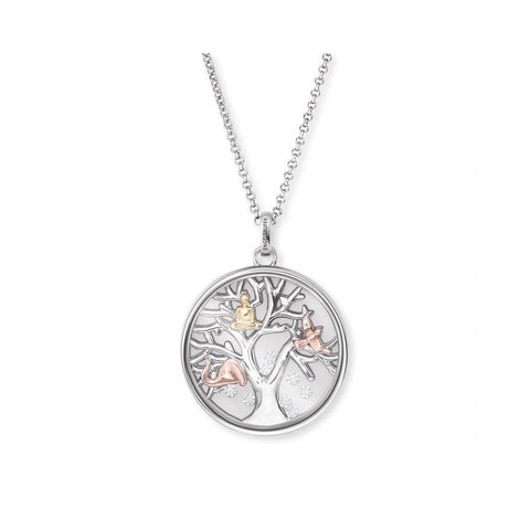Angel Whisperer Silver Tree of Life Necklace ERN-FLYTREE-ZI-TRI