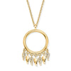 Angel Whisperer Gold Tone Multi Wing Necklace ERN-FLYWING-ZI-G