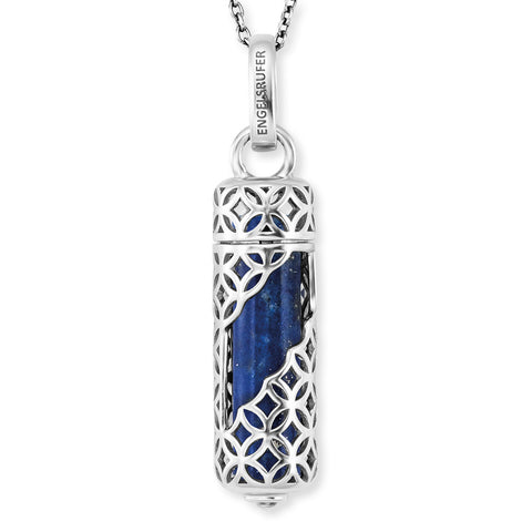 Angel Whisperer Lapis Lazuli Powerful Stone Necklace ERN-HEAL-LP-M