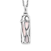 Angel Whisperer Rose Quartz Powerful Stone Necklace ERN-HEAL-RQ-S