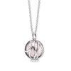 Angel Whisperer Rose Quartz Powerful Stone Necklace ERN-HEALPARA-RQ-XS