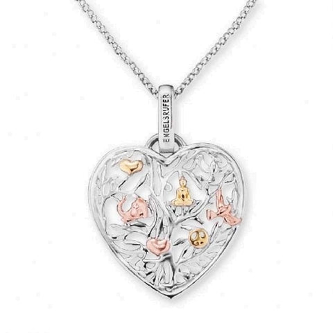 Angel Whisperer Tree of Life Heart Necklace ERN-HEARTTREE-TRICO