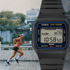 Casio Digital Mobile Link Step Tracker Watch Black F-B100W-1AEF | H&H