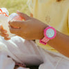 Flik Flak Pink Splash Kids Watch FCSP125