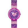Flik Flak Stripy Glitter Kids Watch FPNP127
