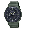 Casio G Shock Carbon Core Guard Khaki Green Resin Strap Watch GA-2110SU-3AER