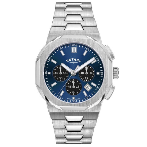 Rotary Regent Chronograph Stainless Steel Mens Watch GB05450/05 | H&H 