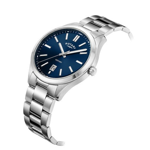 Rotary Oxford Blue Dial Stainless Steel Mens Watch GB05520/05