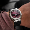 G-Shock Steel Solar and Bluetooth Watch Burgundy GBM-2100A-4BER | H&H