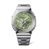 Casio G-Shock Steel Green Metallic Dial Mens Watch GM-2100D-3AER