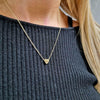 9ct Yellow Gold Heart Necklace GN309
