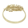 9ct Yellow and White Gold Feather Ring