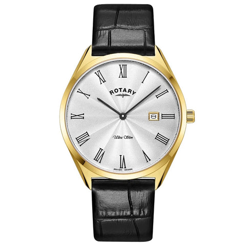 Rotary Ultra Slim Mens Watch GS08013/01 | H&H Family Jewellers