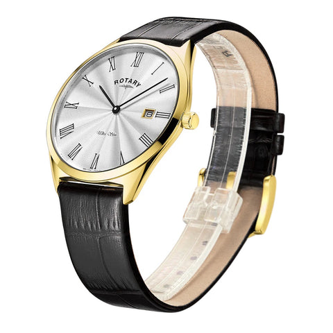 Rotary Ultra Slim Mens Watch GS08013/01 | H&H Family Jewellers