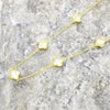 Four Leaf Clover Gold Plated Mother of Pearl Necklace GVL013