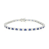 Ladies Sterling Silver Cubic Zirconia Bracelet GVL021