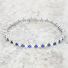 Ladies Sterling Silver Cubic Zirconia Bracelet GVL021