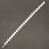 Ladies Sterling Silver White Cubic Zirconia Bracelet GVL027