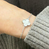Four Leaf Clover Mother of Pearl Bracelet GVL028