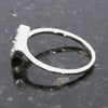 Four Leaf Clover Sterling Silver Ring Mother of Pearl GVL040