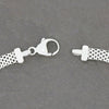 Sterling Silver Mesh Chain Infinity Bracelet