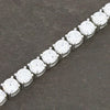 Ladies Sterling Silver White Cubic Zirconia Bracelet GVL073