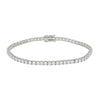 Ladies Sterling Silver White Cubic Zirconia Bracelet GVL074