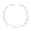 Sterling Silver Cubic Zirconia Infinity Bracelet GVL076