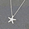 Sterling Silver Cubic Zirconia Star Necklace GVL078