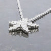 Sterling Silver Cubic Zirconia Star Necklace GVL078