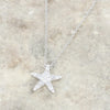 Sterling Silver Cubic Zirconia Star Necklace GVL078