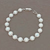 Ladies Sterling Silver Opalique Cubic Zirconia Bracelet GVL079