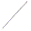 Ladies Sterling Silver Purple Cubic Zirconia Bracelet GVL080