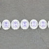Ladies Sterling Silver Purple Cubic Zirconia Bracelet GVL080