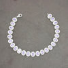 Ladies Sterling Silver Purple Cubic Zirconia Bracelet GVL080