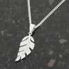 Sterling Silver Cubic Zirconia Leaf Pendant and Chain