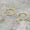 9ct Yellow Gold Hoop Earrings