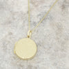 Gold Plated Sterling Silver Stars Round Locket and Chain
