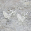 Sterling Silver Butterfly Stud Earrings