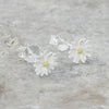 Sterling Silver Daisy Stud Earrings