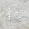 Sterling Silver Daisy Stud Earrings